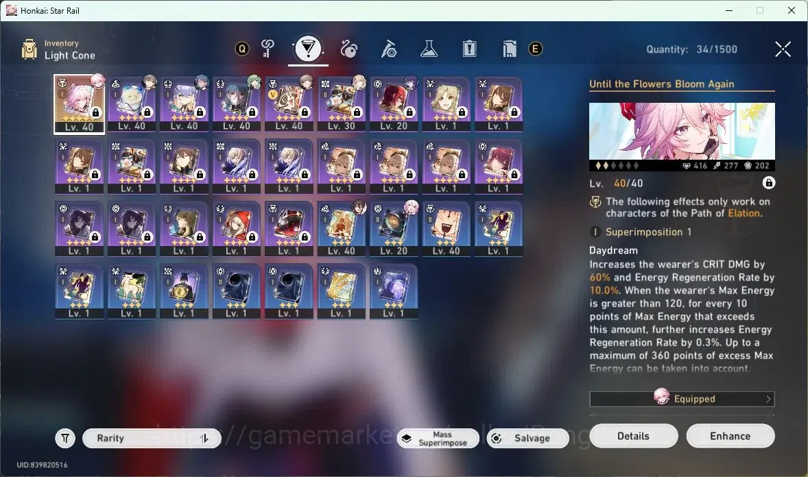 Honkai Star Rail Accounts ASIA | TL 29 | Evanescia+Sign | Tingyun+Sign | Huo image 7