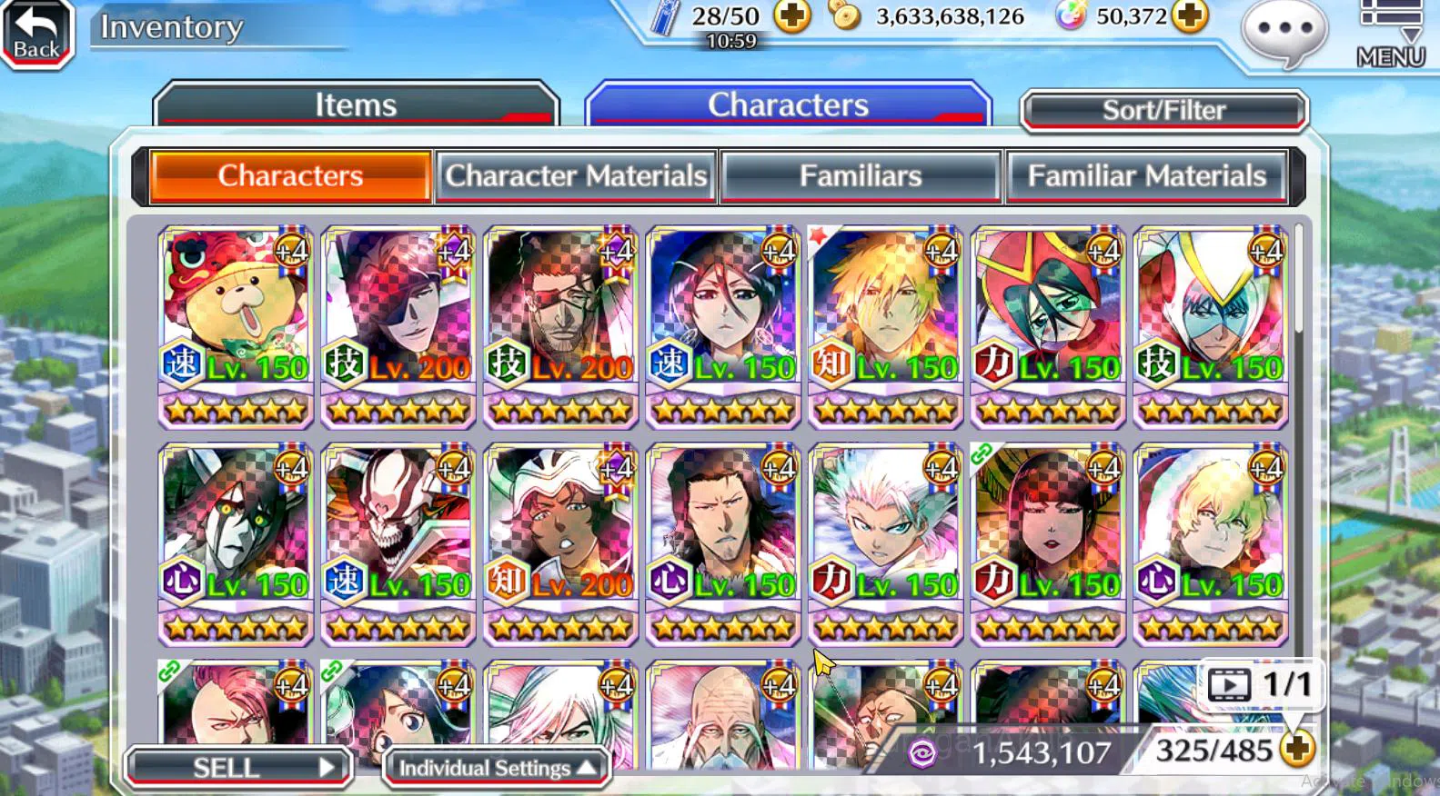 Bleach: Brave Souls Accounts [GLOBAL]50K Orb|Ichigo+Rukia 10th Anniv,Aizen+Shun image 3