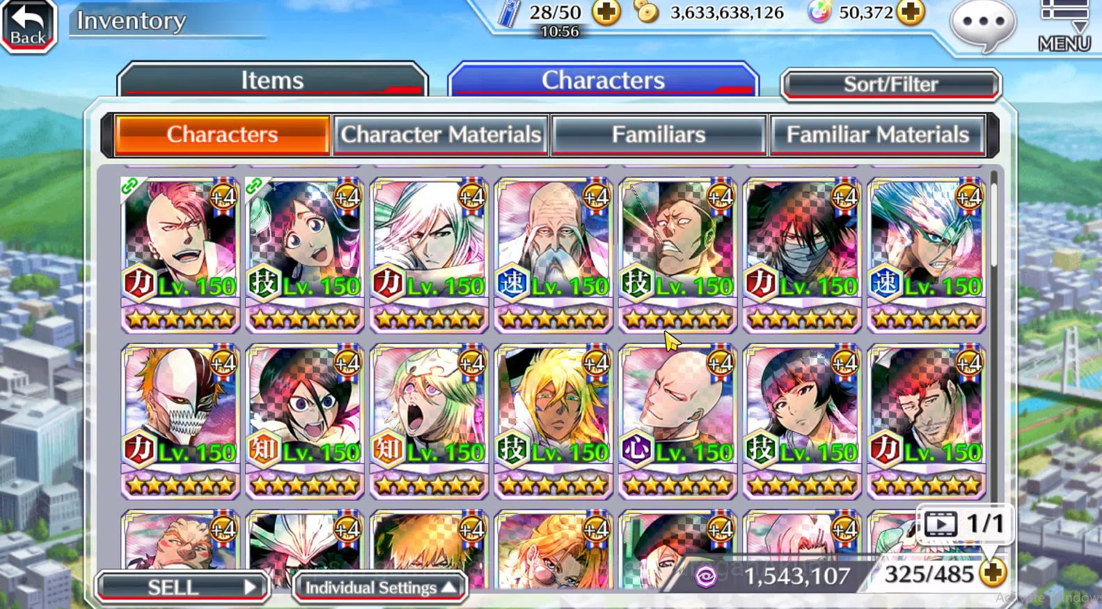 Bleach: Brave Souls Accounts [GLOBAL]50K Orb|Ichigo+Rukia 10th Anniv,Aizen+Shun image 5
