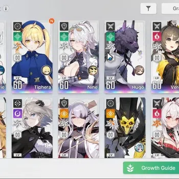 Chaos Zero Nightmare Accounts ASIA Lv 56|9 SSR[(HeidemarieM4,TipheraM4+Skin)+Sign,Nine,MeiLinM1,Khalipe,Vero,etc]|Select