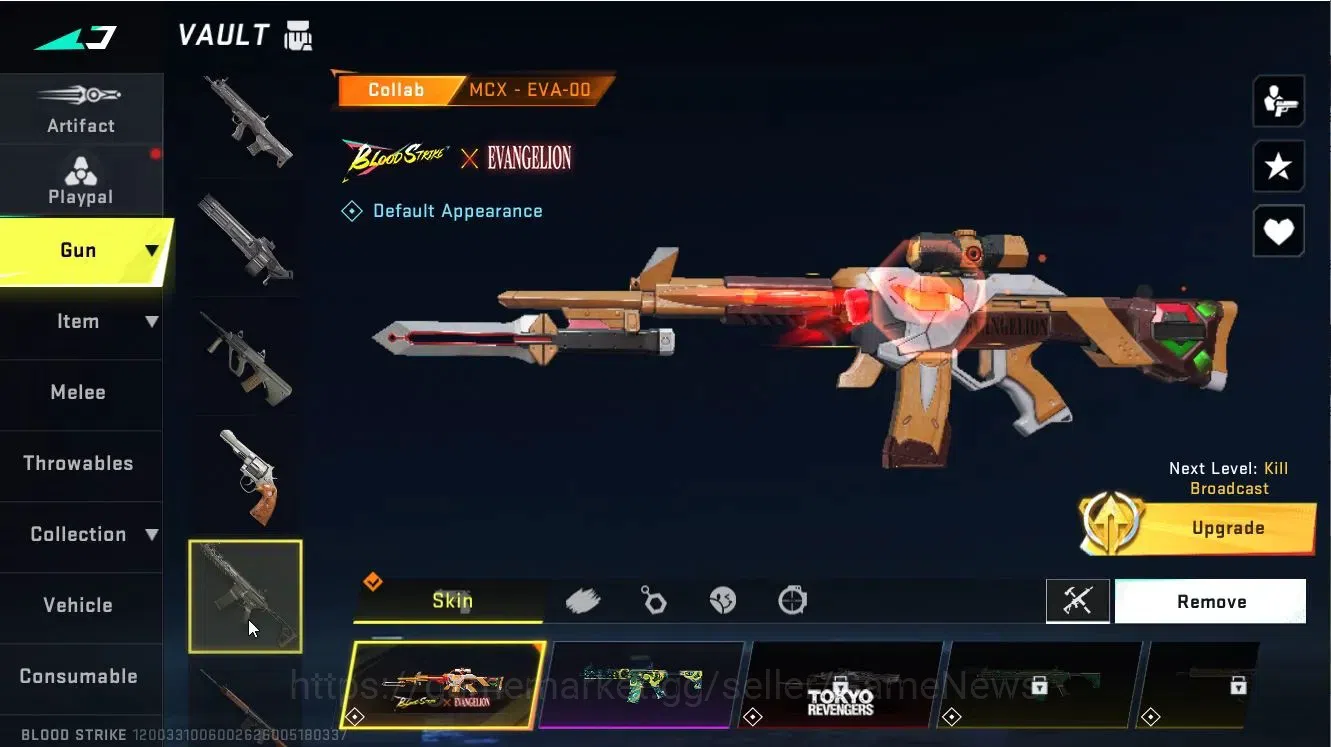 Blood Strike Accounts ASIA|ETERNAL MELEE Chainblade|Collab EVA[KATYA-EVA image 12