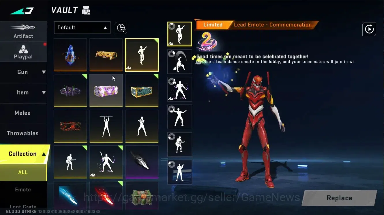 Blood Strike Accounts ASIA|ETERNAL MELEE Chainblade|Collab EVA[KATYA-EVA image 18