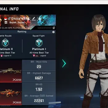 Blood Strike Accounts Collab Skin ASIA|Eternal Gun:Desert Eagle|11 Collab Gun [7DS,Bleach,TR,AOT]|5 Limited Gun|4 Collab