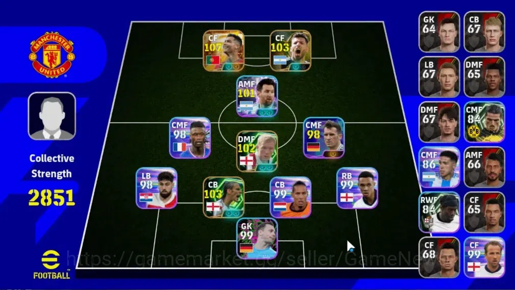 eFootball Accounts Legends & Iconic Players Android|Big Time C.Ronaldo Portugal'26|Epic Sergio Aguero,Rio Ferdinand,Paul 1