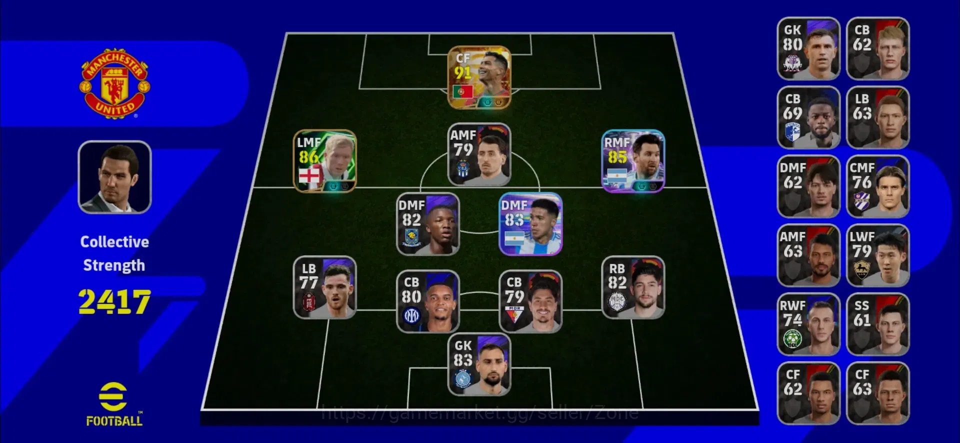 eFootball Accounts Legends & Iconic Players Mobile|PW 2417|Big Time Cristiano Ronaldo 23 Jun'26|Epic Paul Scholes, Showtime 1