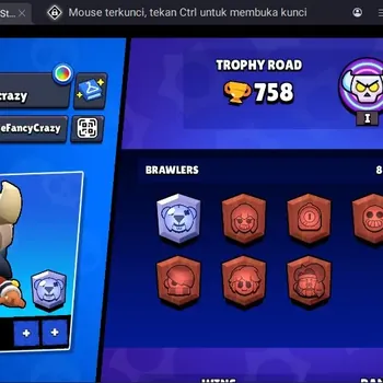 Brawl Stars Accounts Trophy 758| 8 Brawler|1 Max Hc Lv.11(Nita)|1 Legendary(Nita),3 Epic Skins|3313 Bling | ProtectOff