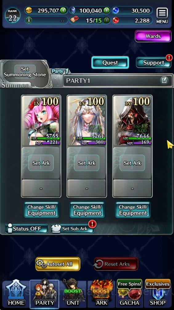 Last Cloudia Accounts Starter Rank22|100k Crystal|P.O.G. Garland,Graphel image 5