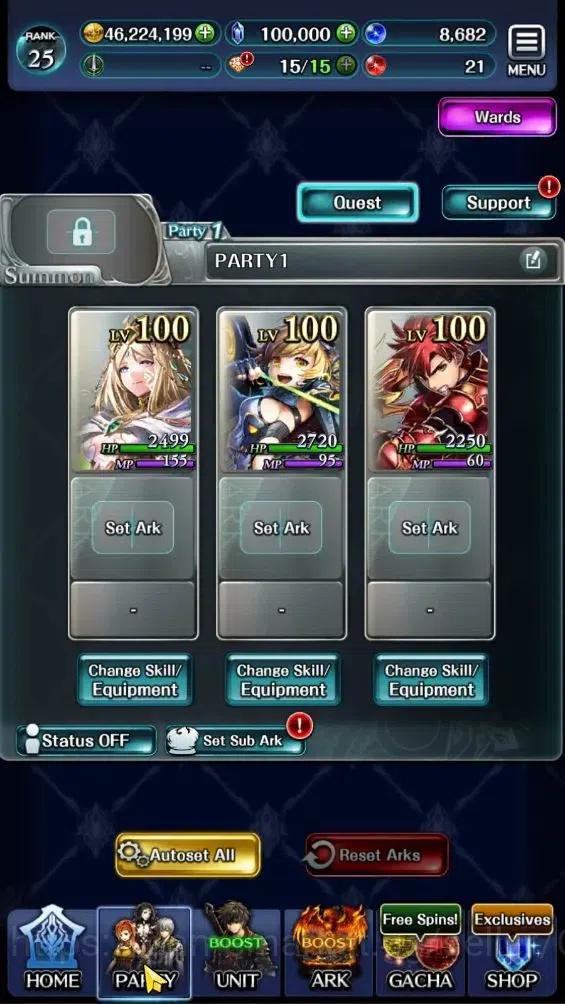 Last Cloudia Accounts Endgame GLOBAL|Rank 25|100K Crystal|Top Tier Unit [Spirit Maiden Sera,Telestio,Etc]| 1 UR 4 LR 46 SSR 11