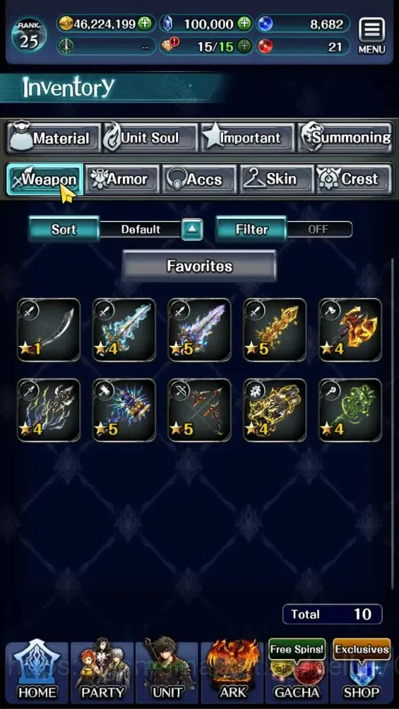 Last Cloudia Accounts Endgame GLOBAL|Rank 25|100K Crystal|Top Tier Unit [Spirit Maiden Sera,Telestio,Etc]| 1 UR 4 LR 46 SSR 18