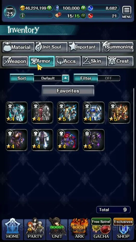 Last Cloudia Accounts Endgame GLOBAL|Rank 25|100K Crystal|Top Tier Unit [Spirit Maiden Sera,Telestio,Etc]| 1 UR 4 LR 46 SSR 19