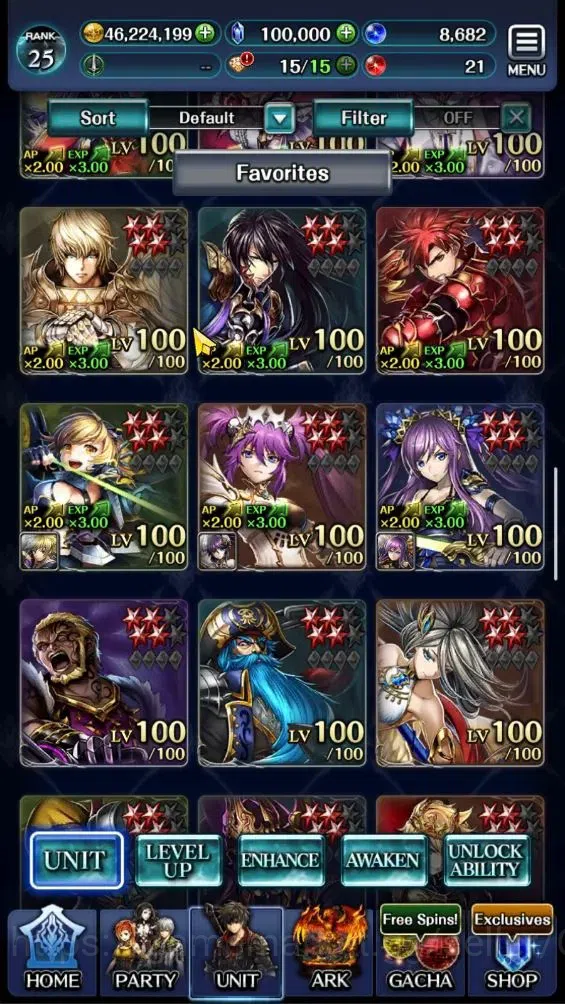 Last Cloudia Accounts Endgame GLOBAL|Rank 25|100K Crystal|Top Tier Unit [Spirit Maiden Sera,Telestio,Etc]| 1 UR 4 LR 46 SSR 3