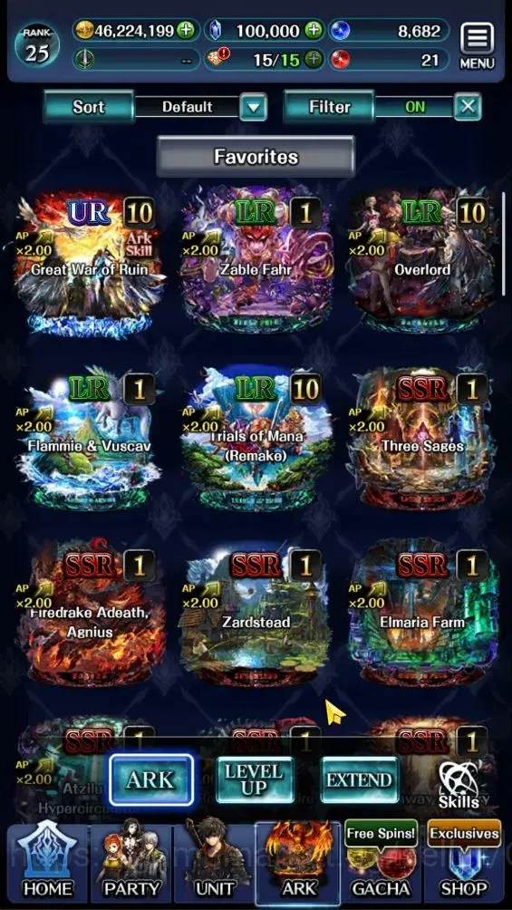 Last Cloudia Accounts Endgame GLOBAL|Rank 25|100K Crystal|Top Tier Unit [Spirit Maiden Sera,Telestio,Etc]| 1 UR 4 LR 46 SSR 5