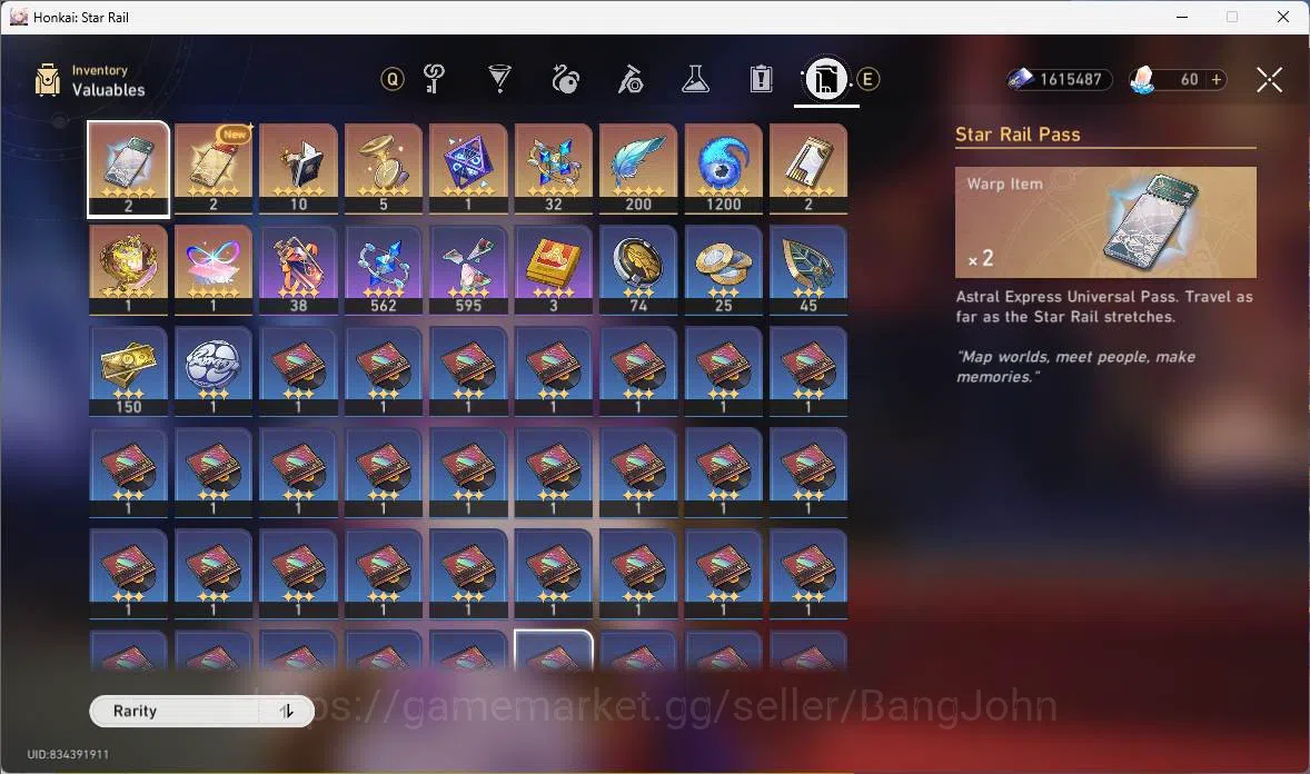 Honkai Star Rail Accounts ASIA|TL 65|12 Limit|CarryTeam(Castorice+sign,Evern image 17