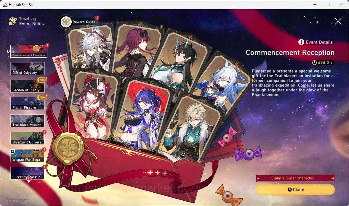 Honkai Star Rail Accounts ASIA|TL 65|12 Limit|CarryTeam(Castorice+sign,Evern image 3