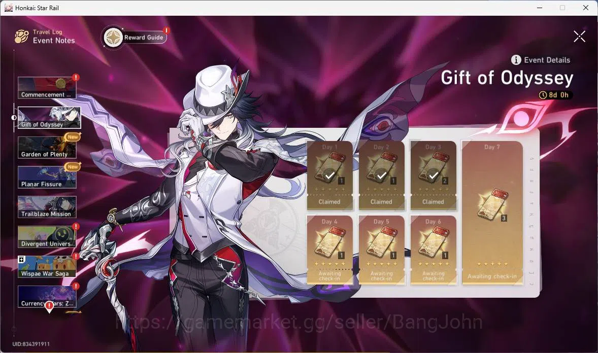 Honkai Star Rail Accounts ASIA|TL 65|12 Limit|CarryTeam(Castorice+sign,Evern image 4
