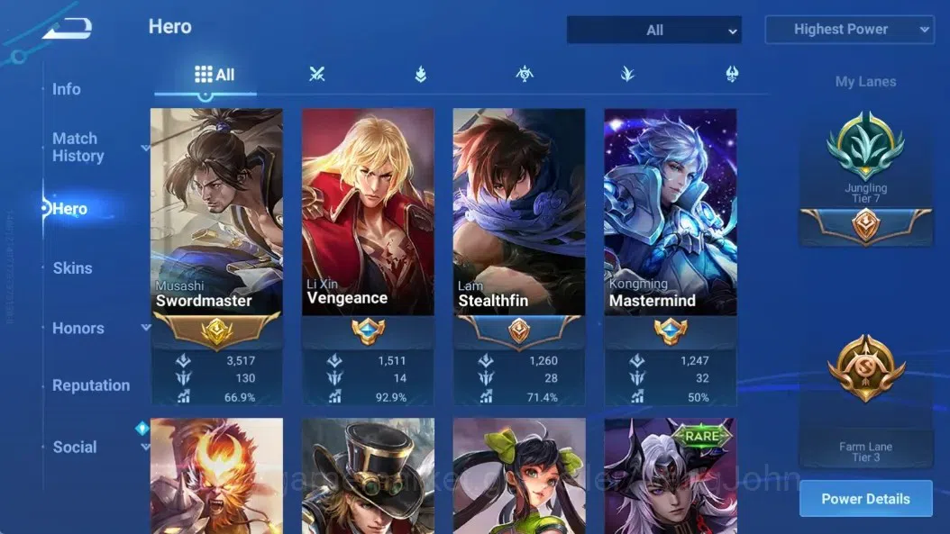 Honor of Kings Accounts Global|110H 111S|3 Legend [Kaizer(Demonplate),Musa image 6