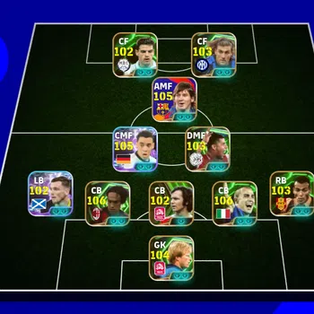 eFootball Accounts Legends & Iconic Players EFOOTBALL 2026 | ALESANDRO NESTA, C VIERI, F MORIENTES,  MESSI PACK OLD, J