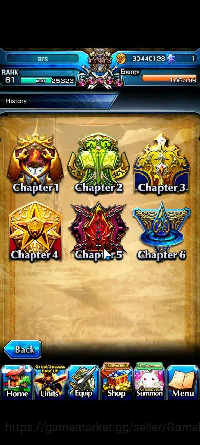 Grand Summoners Accounts Global|Rank 61|16 Ascend|MiyuTW,ChloeTW,MikotoTW,B image 5