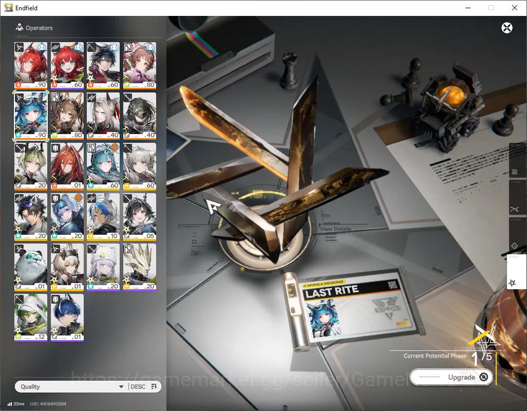 Arknights: Endfield Accounts ASIA|Lv 54|SSR 7(2Limit) [Laevatain+Sign,Ember,Gil image 10