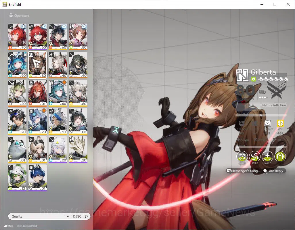 Arknights: Endfield Accounts ASIA|Lv 54|SSR 7(2Limit) [Laevatain+Sign,Ember,Gil image 5