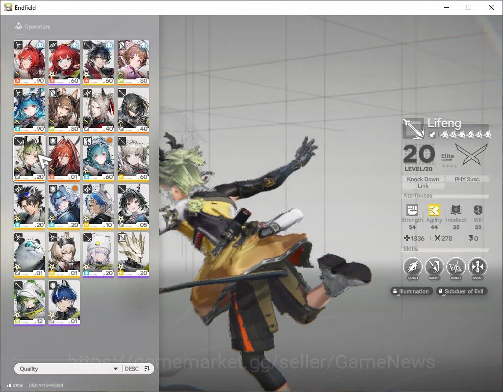 Arknights: Endfield Accounts ASIA|Lv 54|SSR 7(2Limit) [Laevatain+Sign,Ember,Gil image 7