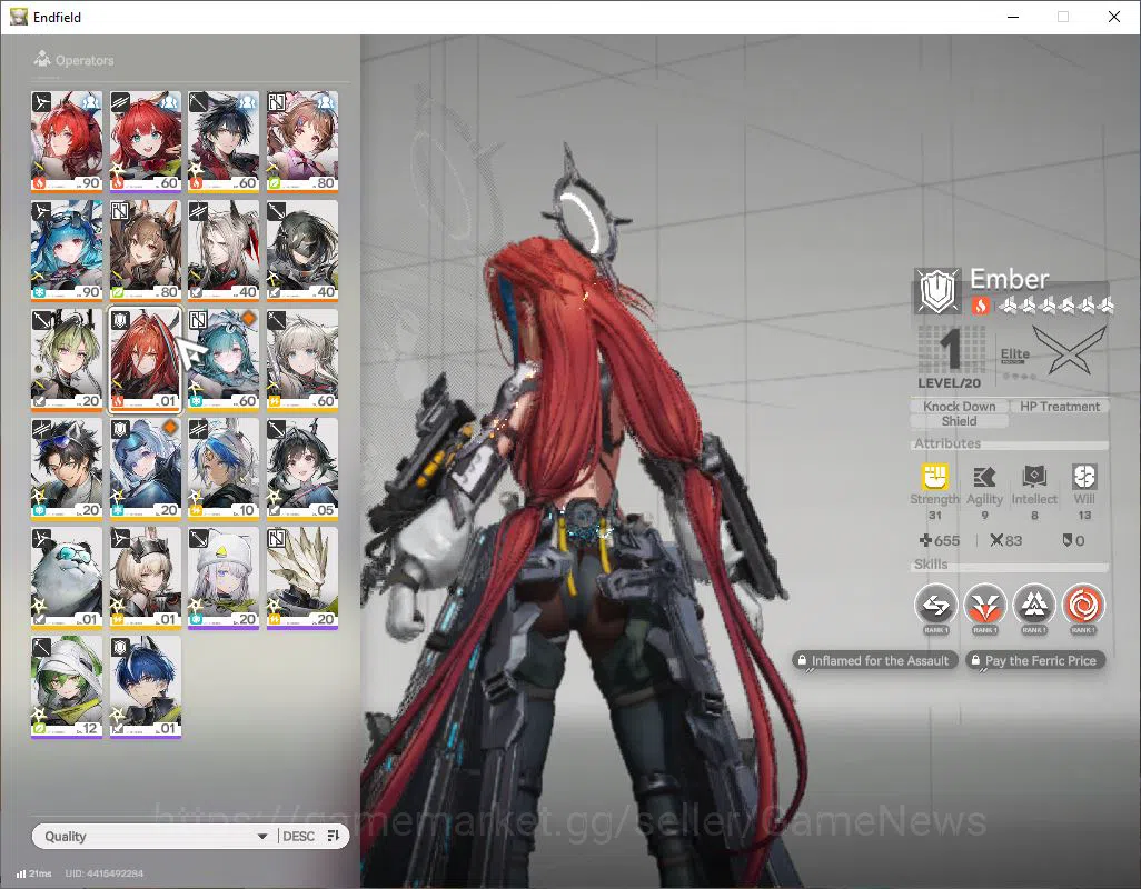 Arknights: Endfield Accounts ASIA|Lv 54|SSR 7(2Limit) [Laevatain+Sign,Ember,Gil image 8