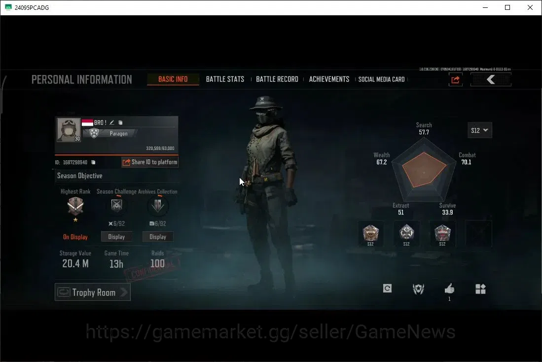 Arena Breakout Accounts MOBILE|Lvl 30|SV 20,4M|CV 13M|Peace,Concrete Set|V image 2
