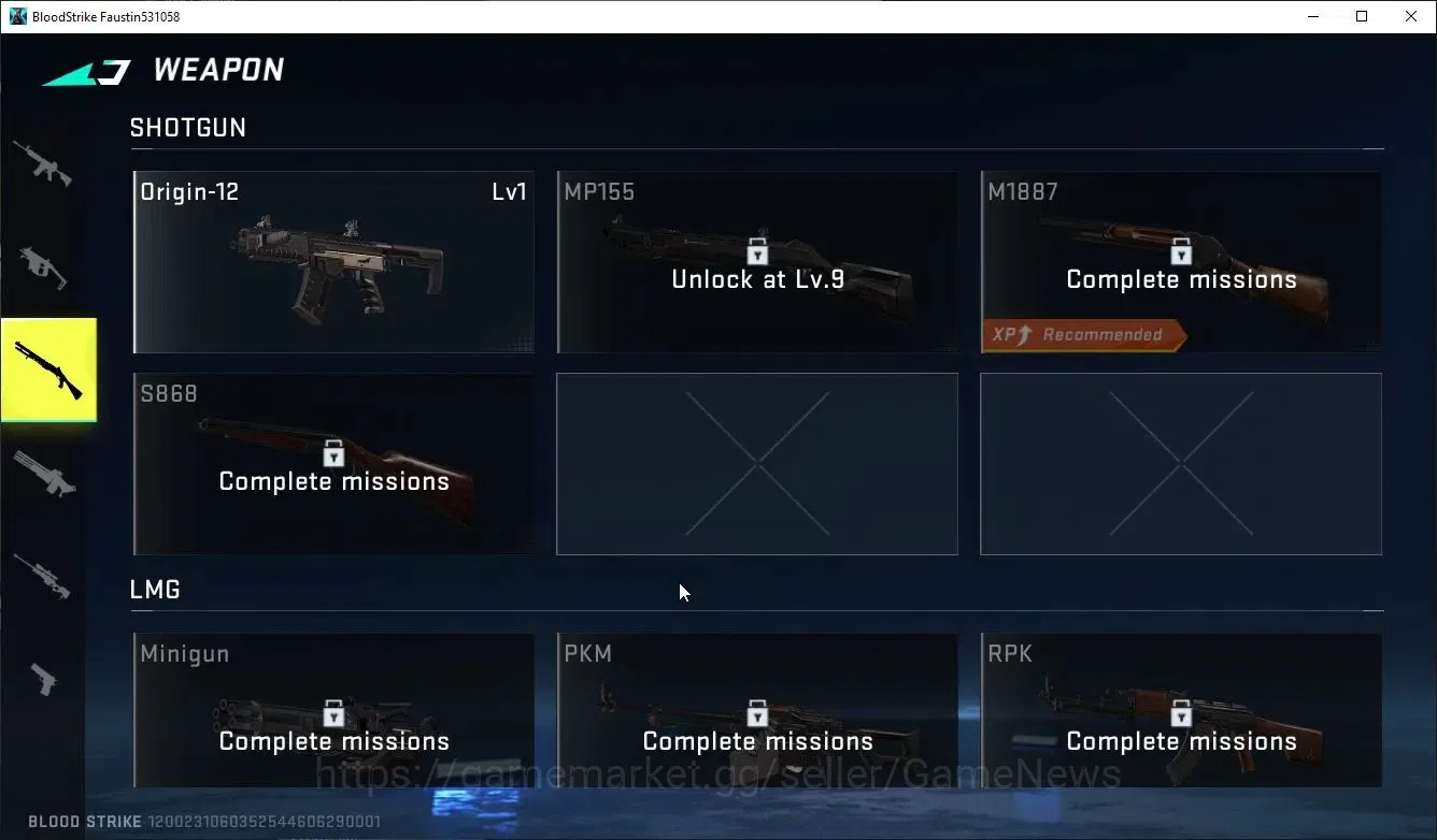 Blood Strike Accounts ASIA|1 ULTRA Striker ZERO-Agent Zero|M4A1 Lv5|AK47 image 7