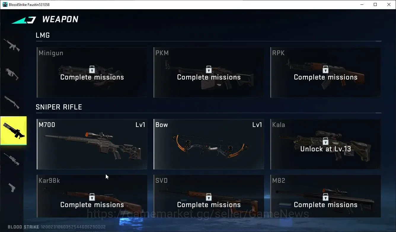 Blood Strike Accounts ASIA|1 ULTRA Striker ZERO-Agent Zero|M4A1 Lv5|AK47 image 8