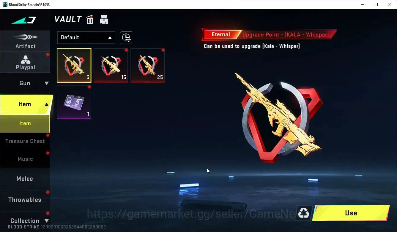 Blood Strike Accounts ASIA|1 ULTRA Striker ZERO-Agent Zero|M4A1 Lv5|AK47 image 9