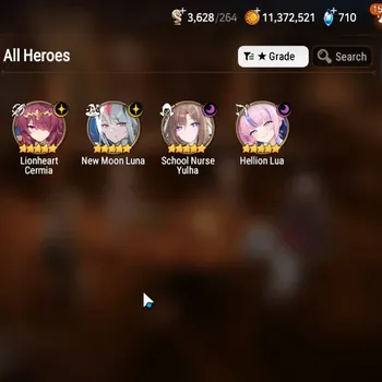 Epic Seven Accounts High-End GLOBAL UnVerif|New Era|4 ML(SN Yulha,NM Luna,Etc)+Hecate,Ivana,Estelle,Setsuka,Etc|159K