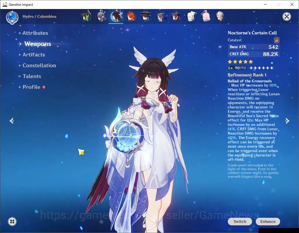 Genshin Impact Accounts ASIA|AR58|Neuvillette & Nefer Prem Team|12 Limit + image 10