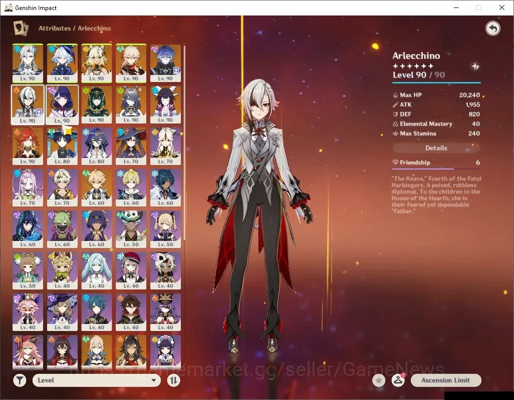 Genshin Impact Accounts ASIA|AR58|Neuvillette & Nefer Prem Team|12 Limit + image 16