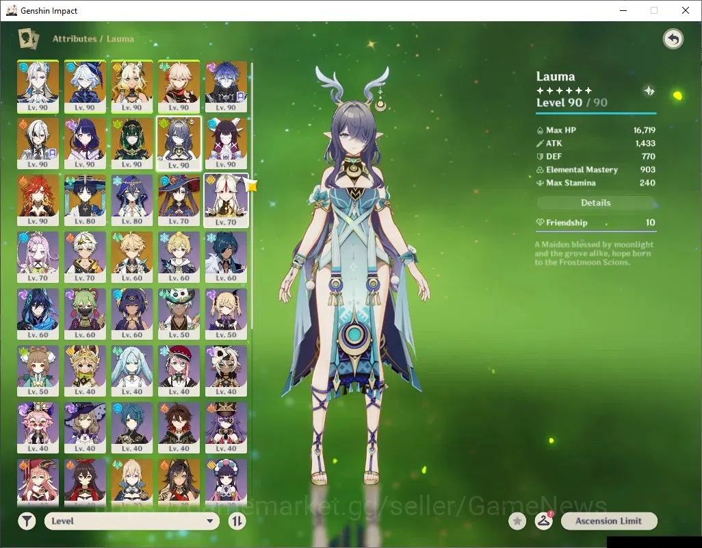 Genshin Impact Accounts ASIA|AR58|Neuvillette & Nefer Prem Team|12 Limit + image 19