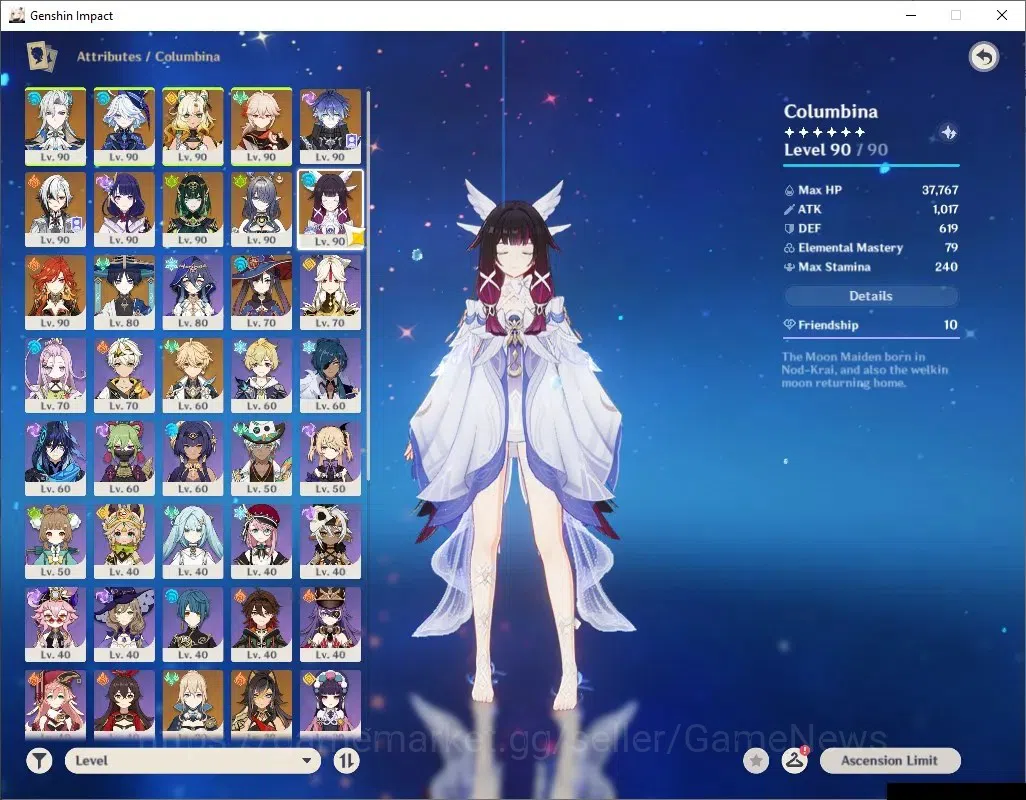 Genshin Impact Accounts ASIA|AR58|Neuvillette & Nefer Prem Team|12 Limit + image 20
