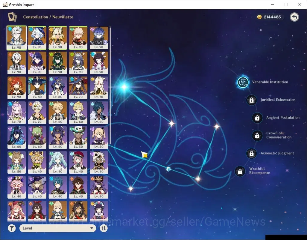 Genshin Impact Accounts ASIA|AR58|Neuvillette & Nefer Prem Team|12 Limit + image 3