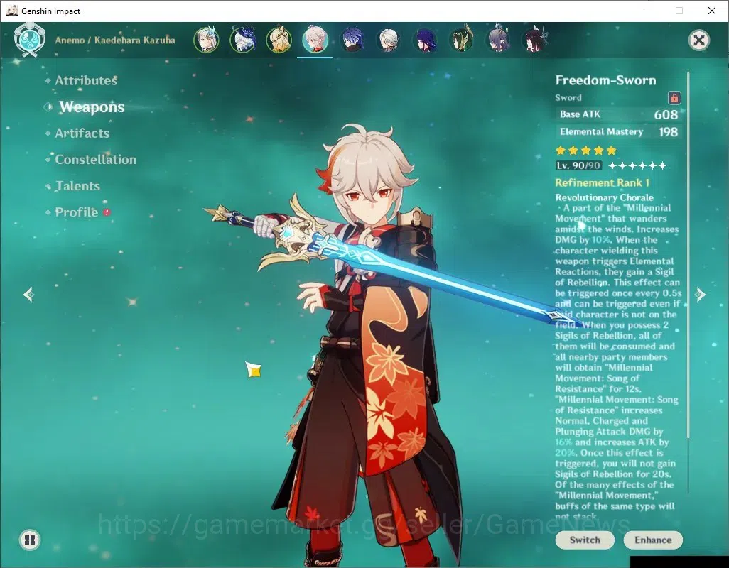 Genshin Impact Accounts ASIA|AR58|Neuvillette & Nefer Prem Team|12 Limit + image 9