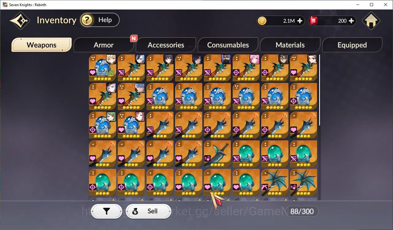Seven Knights Re:Birth Accounts [Re:BIRTH] | Global |10 Legendary (TeoB6,YeonheeB6 image 10