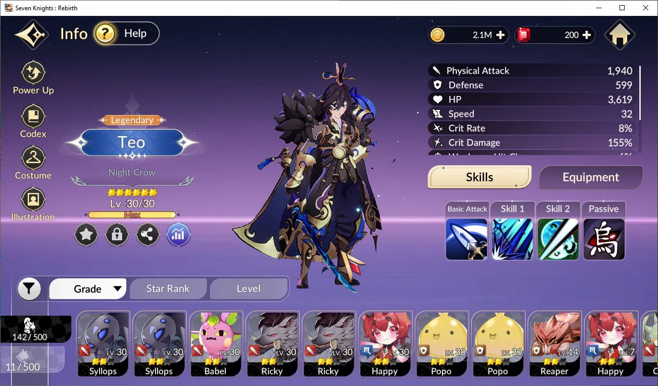 Seven Knights Re:Birth Accounts [Re:BIRTH] | Global |10 Legendary (TeoB6,YeonheeB6 image 11