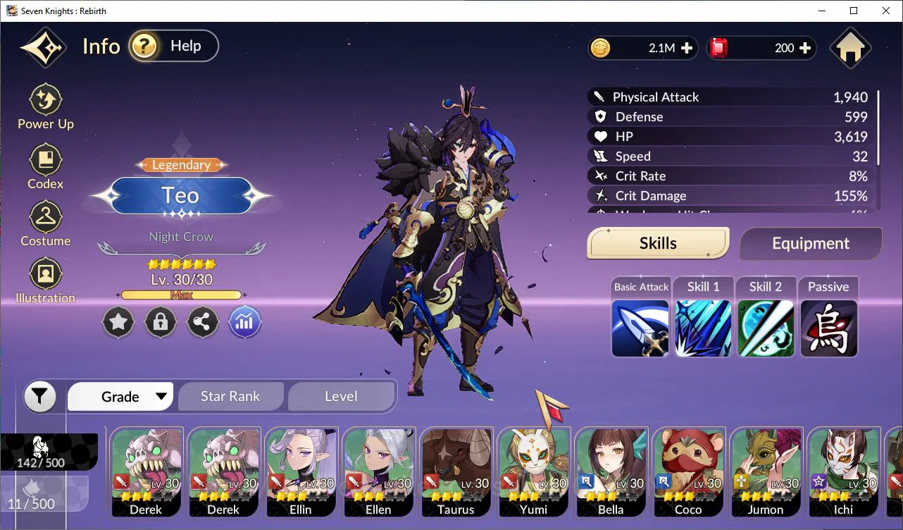 Seven Knights Re:Birth Accounts [Re:BIRTH] | Global |10 Legendary (TeoB6,YeonheeB6 image 15