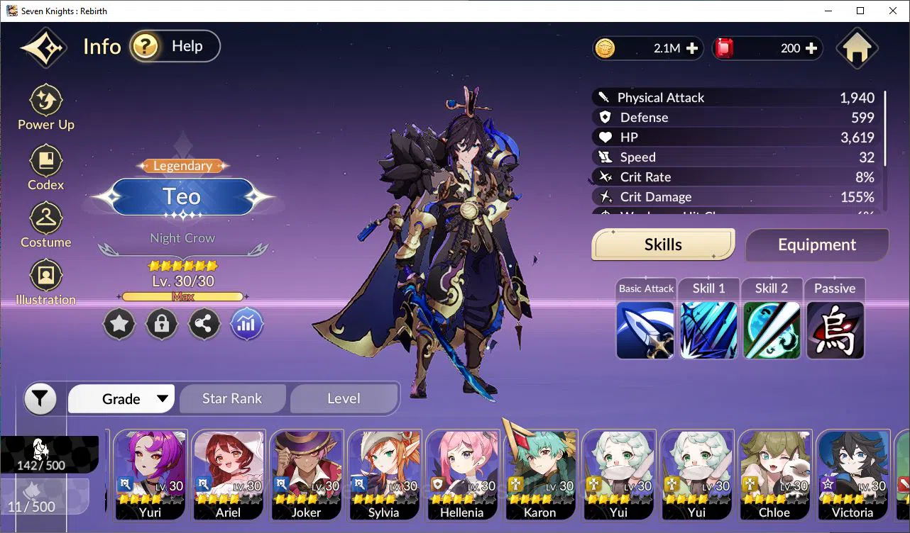 Seven Knights Re:Birth Accounts [Re:BIRTH] | Global |10 Legendary (TeoB6,YeonheeB6 image 16