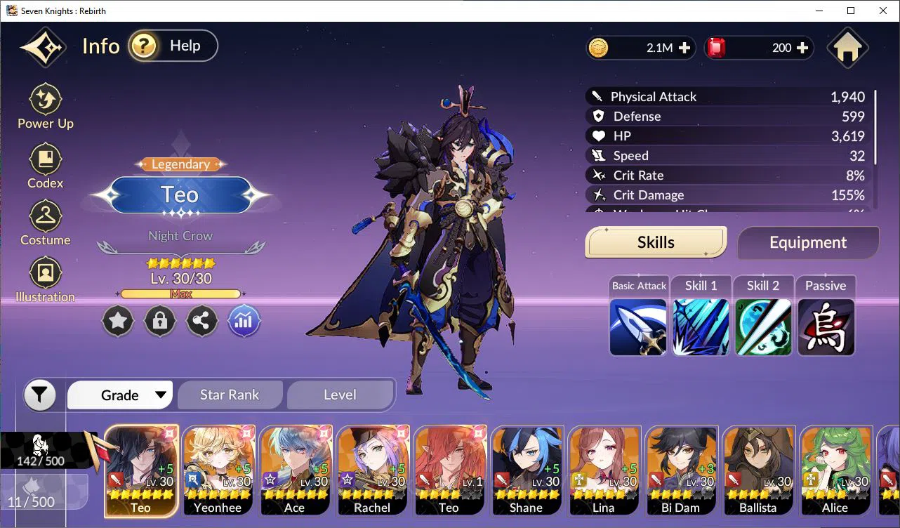 Seven Knights Re:Birth Accounts [Re:BIRTH] | Global |10 Legendary (TeoB6,YeonheeB6 image 18