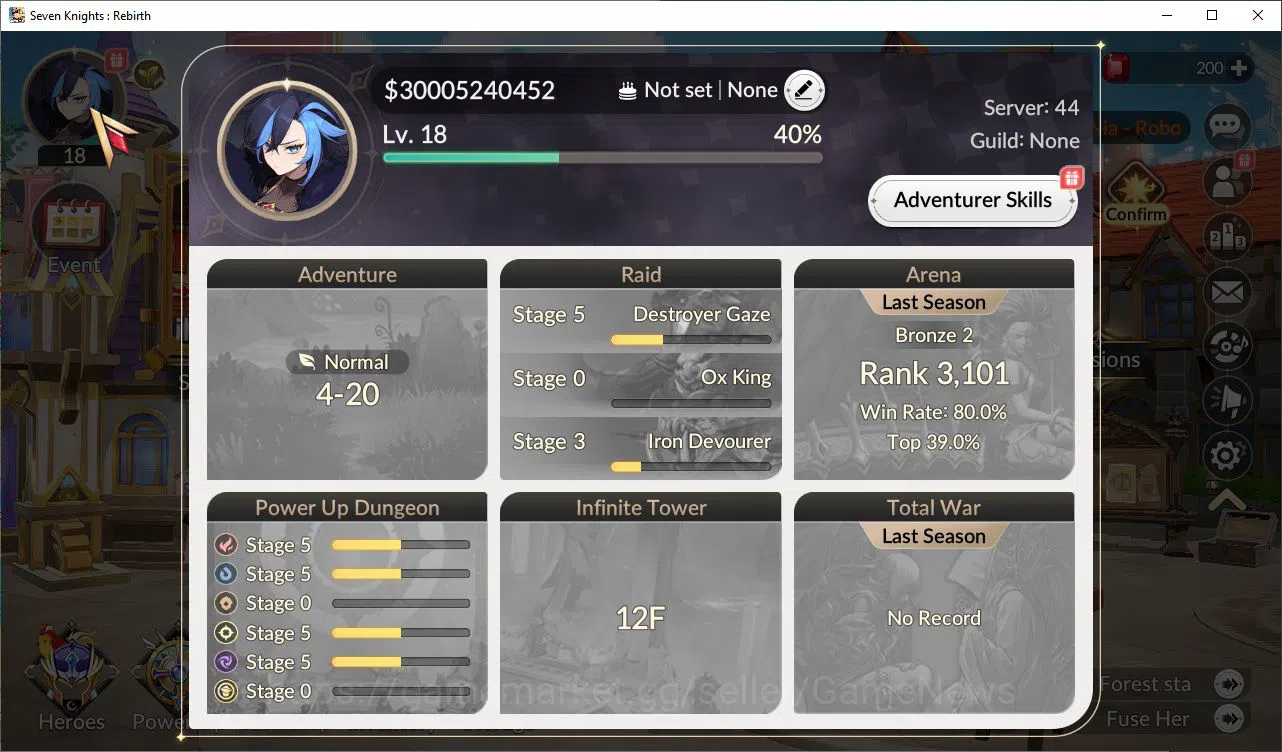 Seven Knights Re:Birth Accounts [Re:BIRTH] | Global |10 Legendary (TeoB6,YeonheeB6 image 19