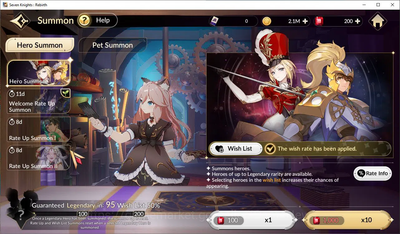 Seven Knights Re:Birth Accounts [Re:BIRTH] | Global |10 Legendary (TeoB6,YeonheeB6 image 3