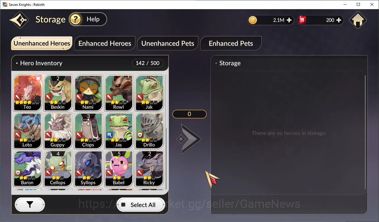 Seven Knights Re:Birth Accounts [Re:BIRTH] | Global |10 Legendary (TeoB6,YeonheeB6 image 4