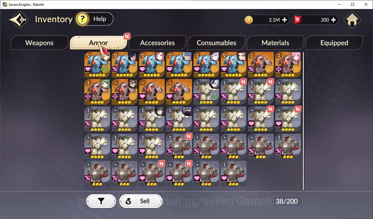 Seven Knights Re:Birth Accounts [Re:BIRTH] | Global |10 Legendary (TeoB6,YeonheeB6 image 9