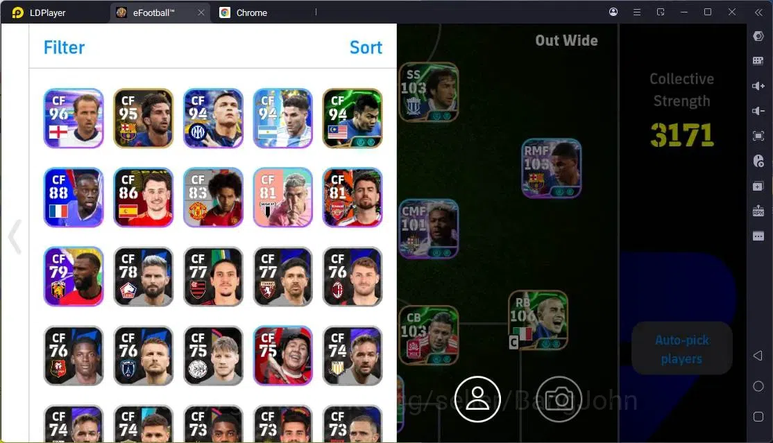 eFootball Accounts Mobile|PW 3171|Epic Maldini,Shevchenko,Batistuta,R image 2