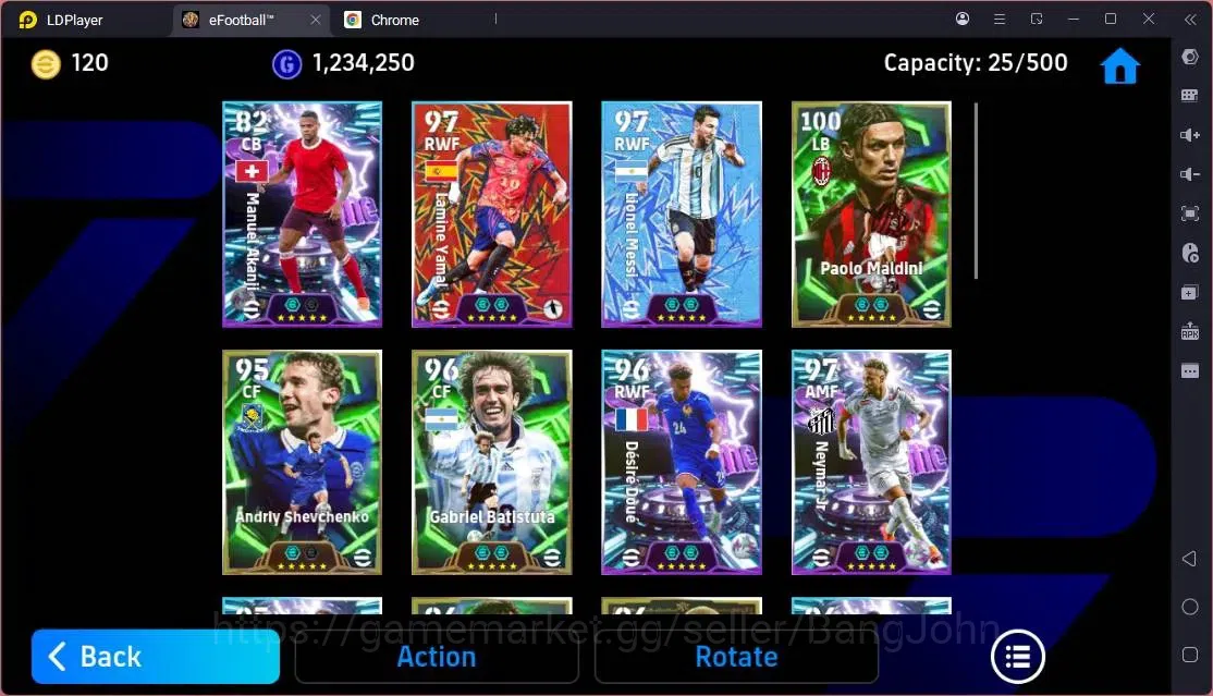 eFootball Accounts Mobile|PW 3171|Epic Maldini,Shevchenko,Batistuta,R image 3
