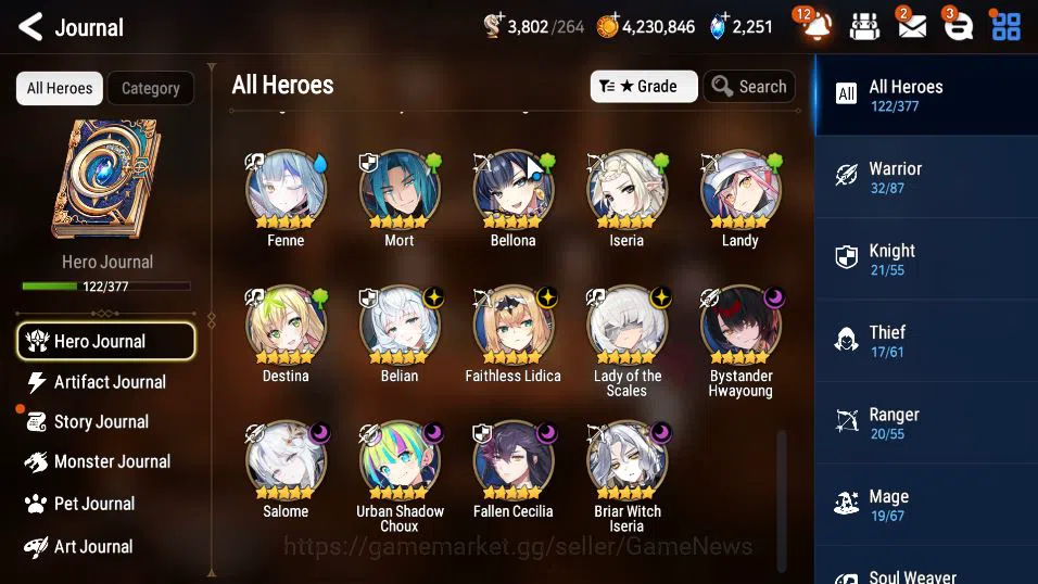 Epic Seven Accounts GLOBAL UNVERIF|New Era|8 ML(Salome,LOT Scales,Beli image 12