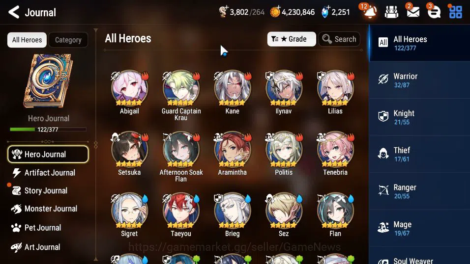 Epic Seven Accounts GLOBAL UNVERIF|New Era|8 ML(Salome,LOT Scales,Beli image 13
